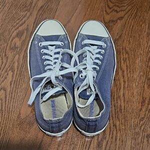 Converse Blue and White Sneakers
